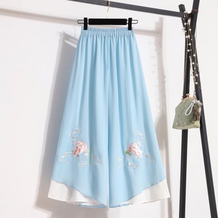 Chinese Chiffon Wide-Leg Pants: Women s Retro Tang Suit Zen Yoga Culottes for Tea Ceremony. M
Chinese Chiffon Wide-Leg Pants: Women s Retro Tang Suit Zen Yoga Culottes for Tea Ceremony. M