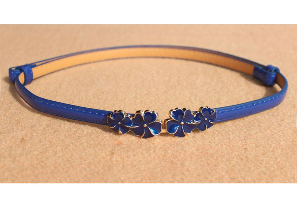 Women s Thin Leather Belt with Adjustable Metal Buckle and Floral Decoration 80-100 cm темно-синий
Women s Thin Leather Belt with Adjustable Metal Buckle and Floral Decoration 80-100 cm темно-синий