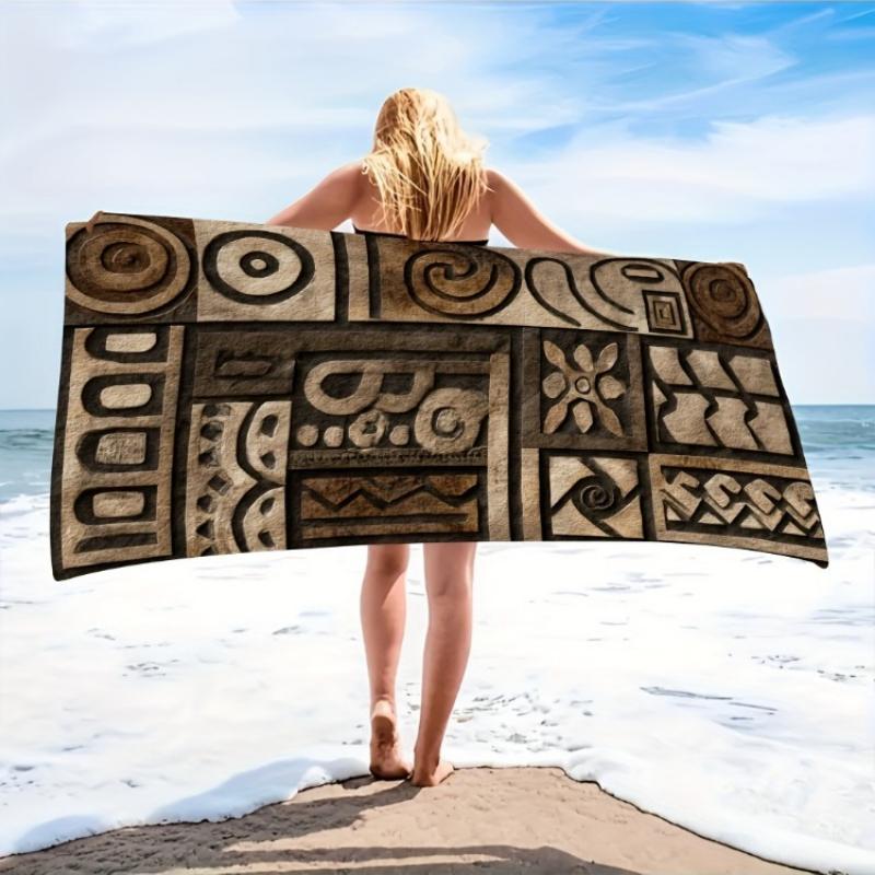 1pc Classic Tribal Totem Shapes for Sunbathing Lovers on Cruise Beach Towel Travel,Our Microfiber Towel Is Perfect.Skin-friendly W30*H60(CM)
1pc Classic Tribal Totem Shapes for Sunbathing Lovers on Cruise Beach Towel Travel,Our Microfiber Towel Is Perfect.Skin-friendly W30*H60(CM)