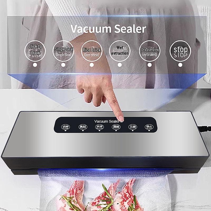 Intelligent Stainless Steel Vacuum Sealer: One-Key Operation, Dry & Wet Compatible, Compact Household Use Contact customer service for foreign trade
Intelligent Stainless Steel Vacuum Sealer: One-Key Operation, Dry & Wet Compatible, Compact Household Use Contact customer service for foreign trade