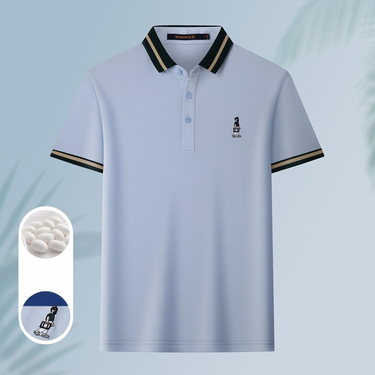 Модная вышитая удобная рубашка поло с короткими рукавами Повседневная летняя тонкая футболка Top Trend XXXXL
Модная вышитая удобная рубашка поло с короткими рукавами Повседневная летняя тонкая футболка Top Trend XXXXL