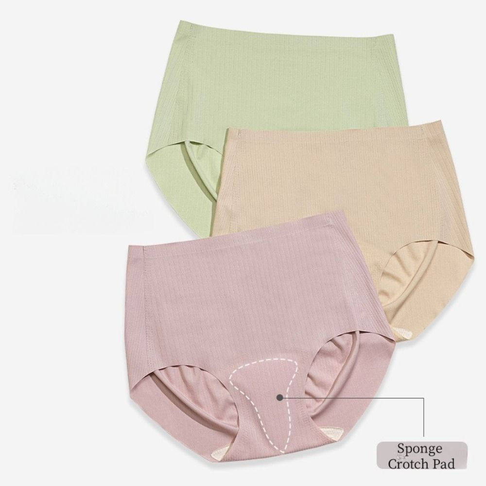 Seamless Anti Embarrassment Briefs Sponge Crotch Pad Traceless Briefs Women Women M чорний
Seamless Anti Embarrassment Briefs Sponge Crotch Pad Traceless Briefs Women Women M чорний