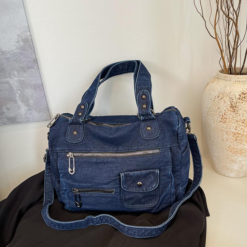 Retro Washed Denim Crossbody Bag Women s Casual Fashion Handbag Commuter Single Shoulder Bag Stylish Compact Purse
Retro Washed Denim Crossbody Bag Women s Casual Fashion Handbag Commuter Single Shoulder Bag Stylish Compact Purse