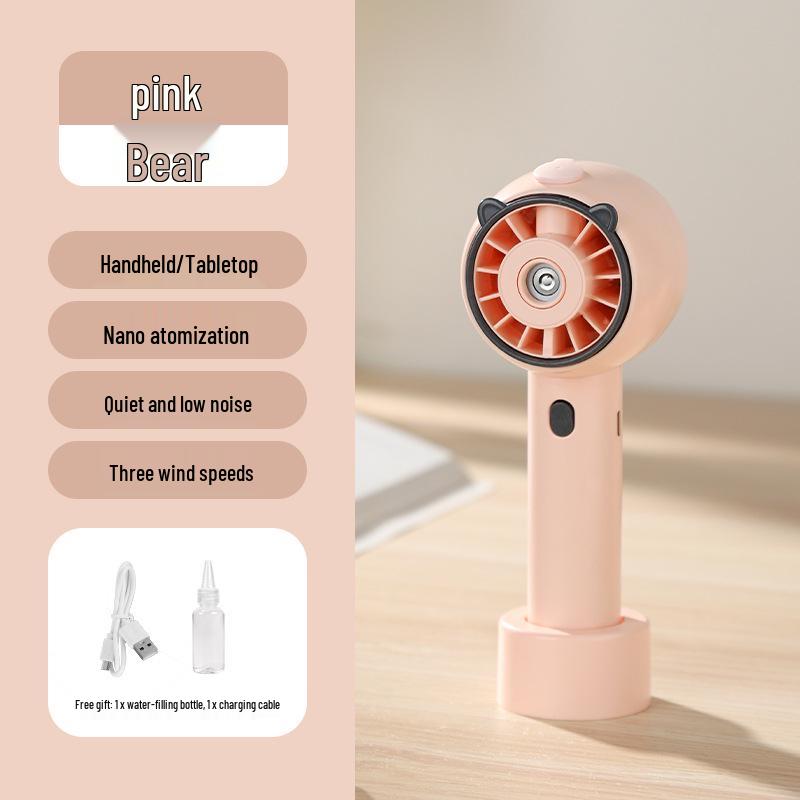 Cartoon USB Mini Portable Fan: Handheld Cooling & Humidifying 6.3 x 6.4 x 16.3 cm
Cartoon USB Mini Portable Fan: Handheld Cooling & Humidifying 6.3 x 6.4 x 16.3 cm