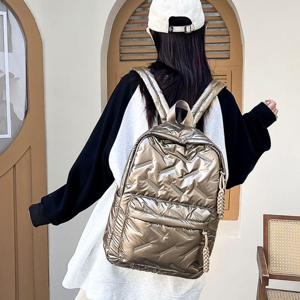 Solid Color Space Cotton Backpack Cloud Student Schoolbag All-match Bubble Shoulder Bag Lady/Girls рожевий
Solid Color Space Cotton Backpack Cloud Student Schoolbag All-match Bubble Shoulder Bag Lady/Girls рожевий