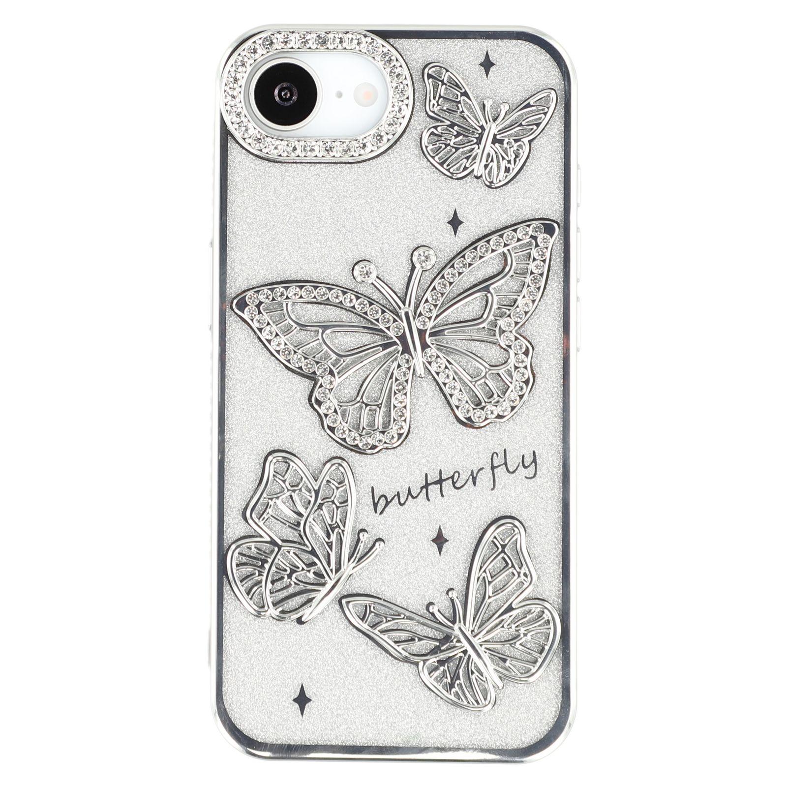 For iPhone 16e Case Rhinestones Decor 3D Butterfly TPU Phone Cover with Glitter Paper Pink
For iPhone 16e Case Rhinestones Decor 3D Butterfly TPU Phone Cover with Glitter Paper Pink