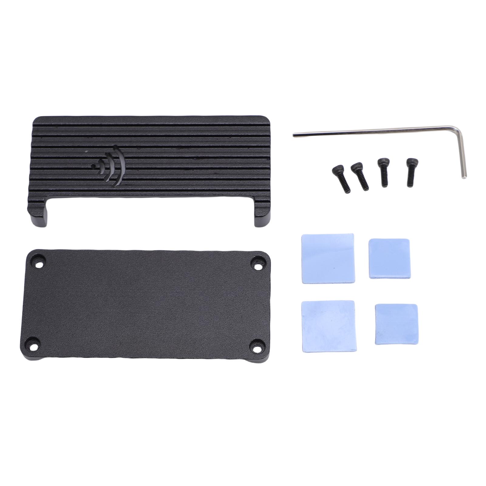 Aluminum Alloy Heatsink Case for RasPi Zero 2 W Heatsink Case Protective Cover Shell 2.6x1.2x0.5in
Aluminum Alloy Heatsink Case for RasPi Zero 2 W Heatsink Case Protective Cover Shell 2.6x1.2x0.5in