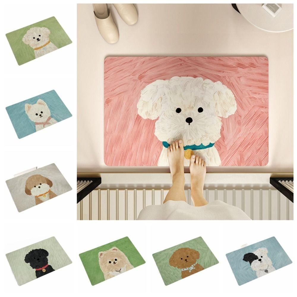 Super Absorbent Bathroom Mat Non-Slip Carpet Rug Cartoon Puppy Floor Mat Bathroom 40x60cm-Style 1
Super Absorbent Bathroom Mat Non-Slip Carpet Rug Cartoon Puppy Floor Mat Bathroom 40x60cm-Style 1