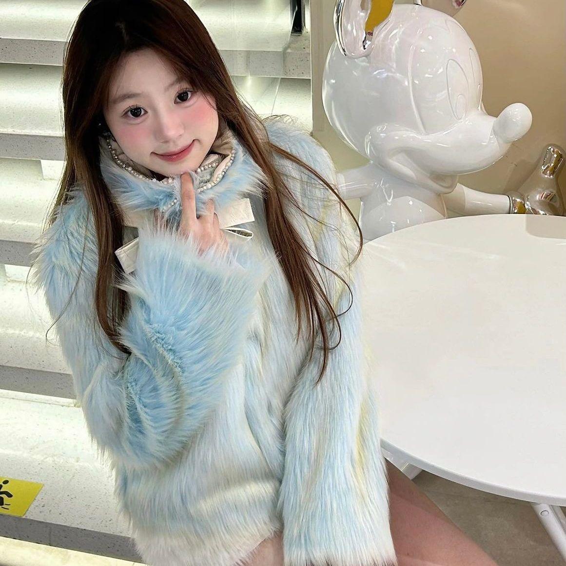 искусственная лисья шуба осень и зима вязаный мех зима новый короткий молодой искусственная лисья шуба женская искусственная шуба L
искусственная лисья шуба осень и зима вязаный мех зима новый короткий молодой искусственная лисья шуба женская искусственная шуба L