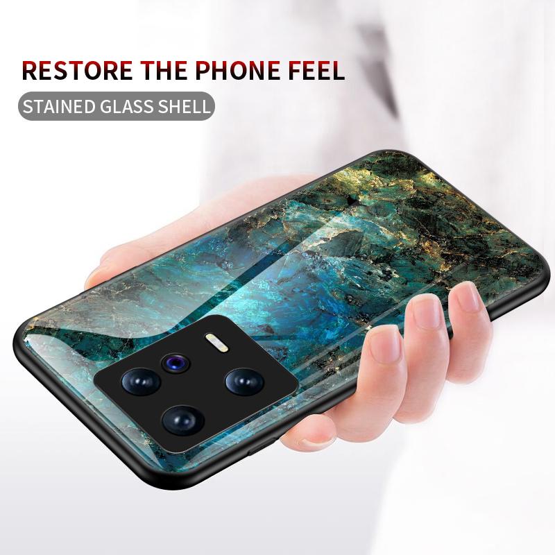 For Xiaomi 13 5G Marble Pattern Printing Phone Case Tempered Glass+PC+TPU Anti-drop Hybrid Cover Black Marble
For Xiaomi 13 5G Marble Pattern Printing Phone Case Tempered Glass+PC+TPU Anti-drop Hybrid Cover Black Marble