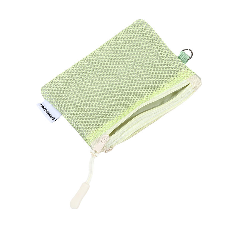 Travel Makeup Storage Bags New Mesh Coin Purse Simple Portable Mini Bag Multi-purpose Square Bag Double-layer Zipper Card Holder
Travel Makeup Storage Bags New Mesh Coin Purse Simple Portable Mini Bag Multi-purpose Square Bag Double-layer Zipper Card Holder