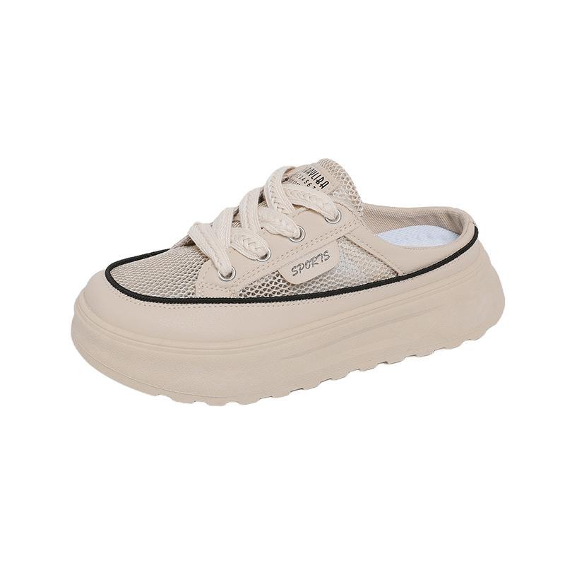 W platform sandals new summer outer wear bag head cool slippers mesh breathable half drag 35 хаки
W platform sandals new summer outer wear bag head cool slippers mesh breathable half drag 35 хаки