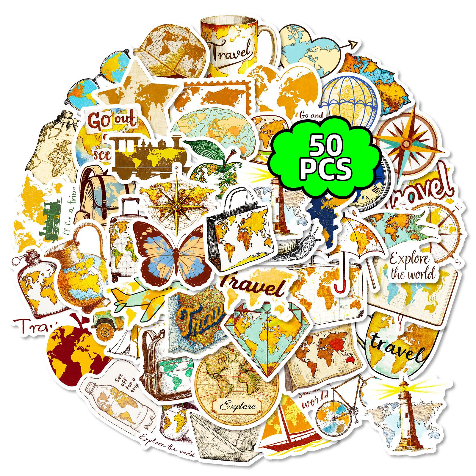 50 Travel Maps Graffiti Stickers Map Of Each Item Cartoon Creative Hand Account Skateboard Decorative Sticker
50 Travel Maps Graffiti Stickers Map Of Each Item Cartoon Creative Hand Account Skateboard Decorative Sticker