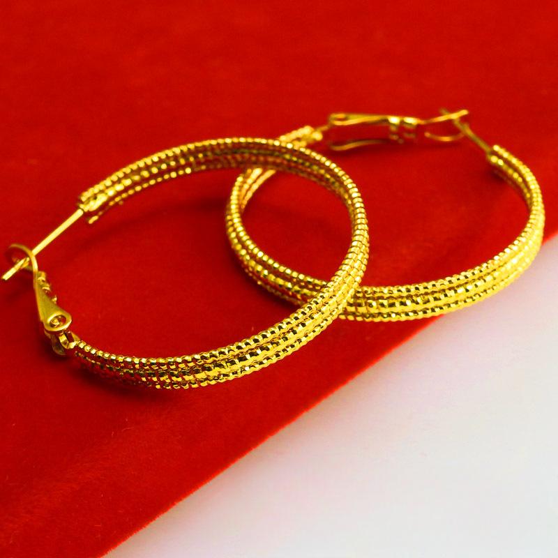 Ювелирные изделия: Серьги из желтого золота, серьги, двойное позолота, бижутерия, большие круги, Вьетнам, песочное золото, подарки
Ювелирные изделия: Серьги из желтого золота, серьги, двойное позолота, бижутерия, большие круги, Вьетнам, песочное золото, подарки