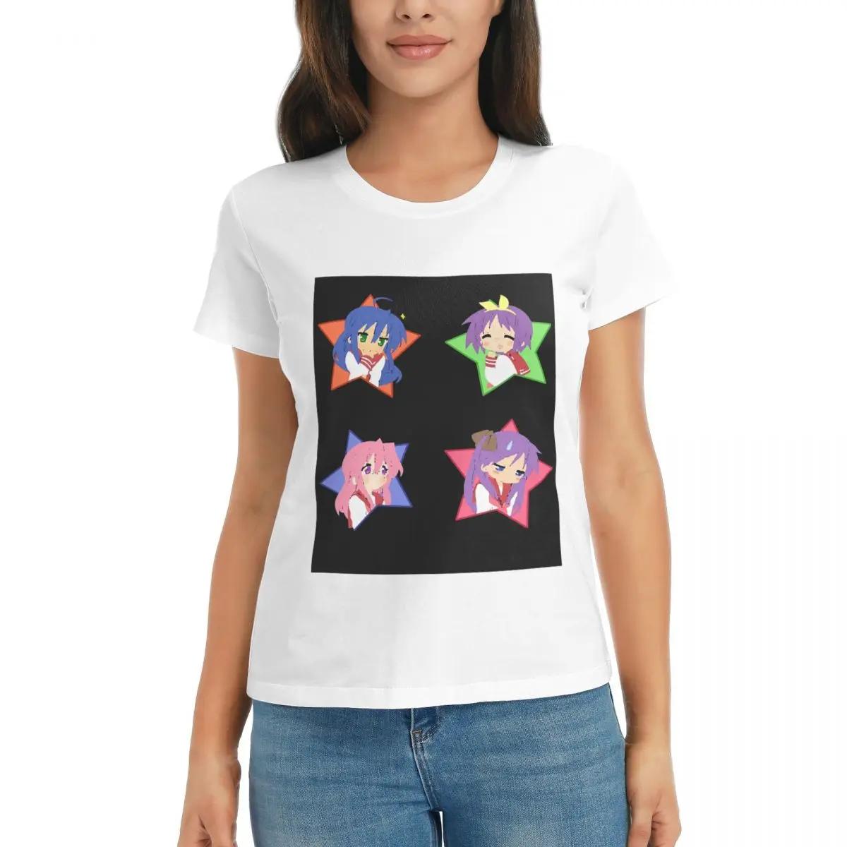Women TShirt Lucky Star Anime Lucky Star Anime Summer Short Sleeve Tees Round Neck Cotton T Shirts Clothes Tops Streetwear S
Women TShirt Lucky Star Anime Lucky Star Anime Summer Short Sleeve Tees Round Neck Cotton T Shirts Clothes Tops Streetwear S