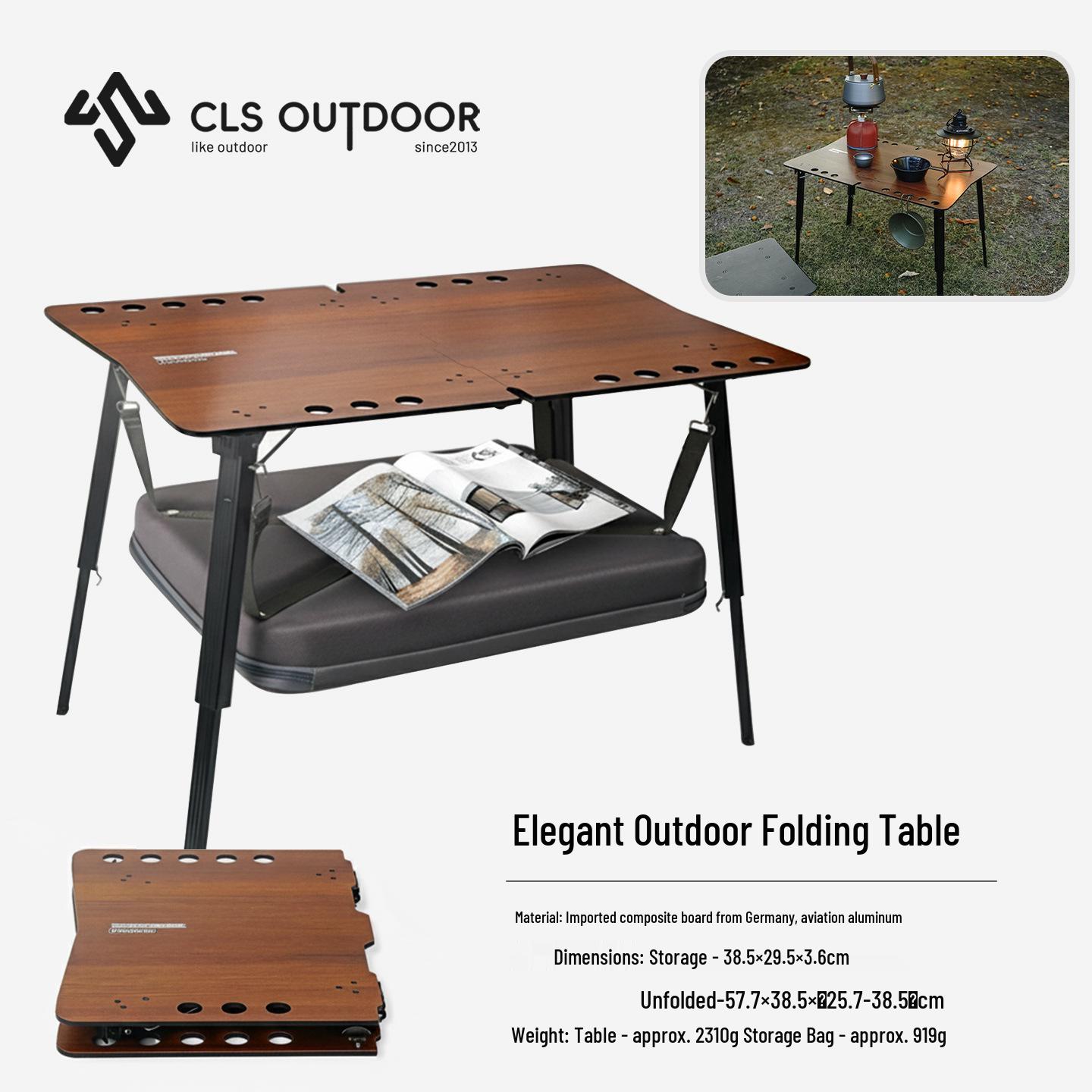 CLS Lightweight Foldable Camping Table, Portable & Height-Adjustable for Outdoor, Car, or Picnic Use
CLS Lightweight Foldable Camping Table, Portable & Height-Adjustable for Outdoor, Car, or Picnic Use
