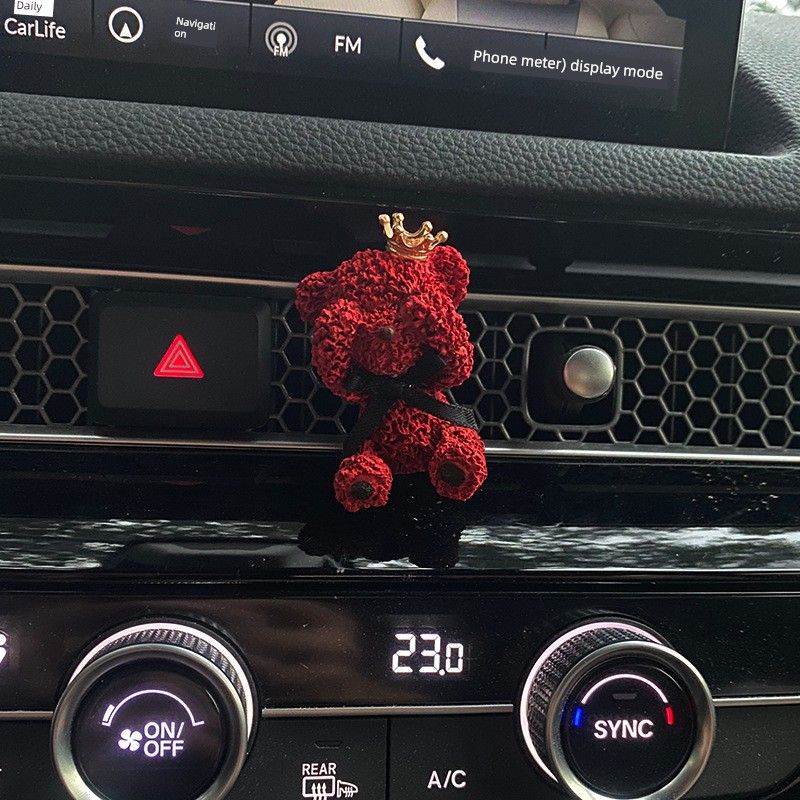 Car Air Conditioning Vent Car Fragrance Diffuser Red Bear Peony Flower Decoration Gypsum Car Interior Accessory Hot-Selling Item Red Crown Bear (Unscented)
Car Air Conditioning Vent Car Fragrance Diffuser Red Bear Peony Flower Decoration Gypsum Car Interior Accessory Hot-Selling Item Red Crown Bear (Unscented)