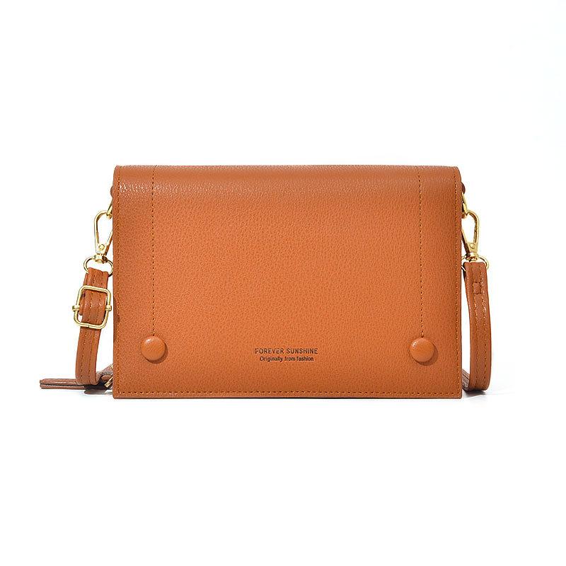 Women s Shoulder Messenger Bag Solid Color Simple Bag Cover Change Clip Multi-function Large-capacity Mobile Phone Bag темно-коричневого кольору
Women s Shoulder Messenger Bag Solid Color Simple Bag Cover Change Clip Multi-function Large-capacity Mobile Phone Bag темно-коричневого кольору