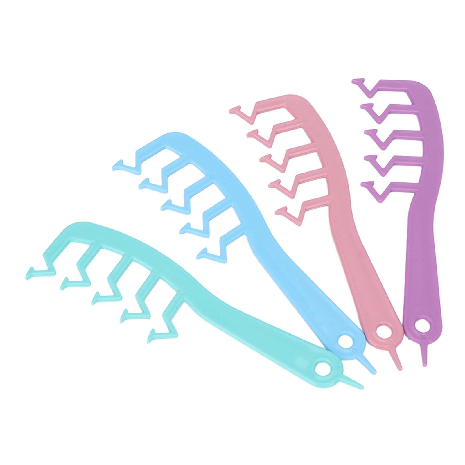 4шт Z-образная расческа для волос с широкими зубьями для распутывания волос, профессиональная портативная для домашнего салона
4шт Z-образная расческа для волос с широкими зубьями для распутывания волос, профессиональная портативная для домашнего салона