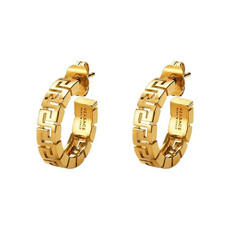 Versace Logo Brass Earrings Unisex Earrings Gold DJMT-DG28199-3J000 Gold,F
Versace Logo Brass Earrings Unisex Earrings Gold DJMT-DG28199-3J000 Gold,F