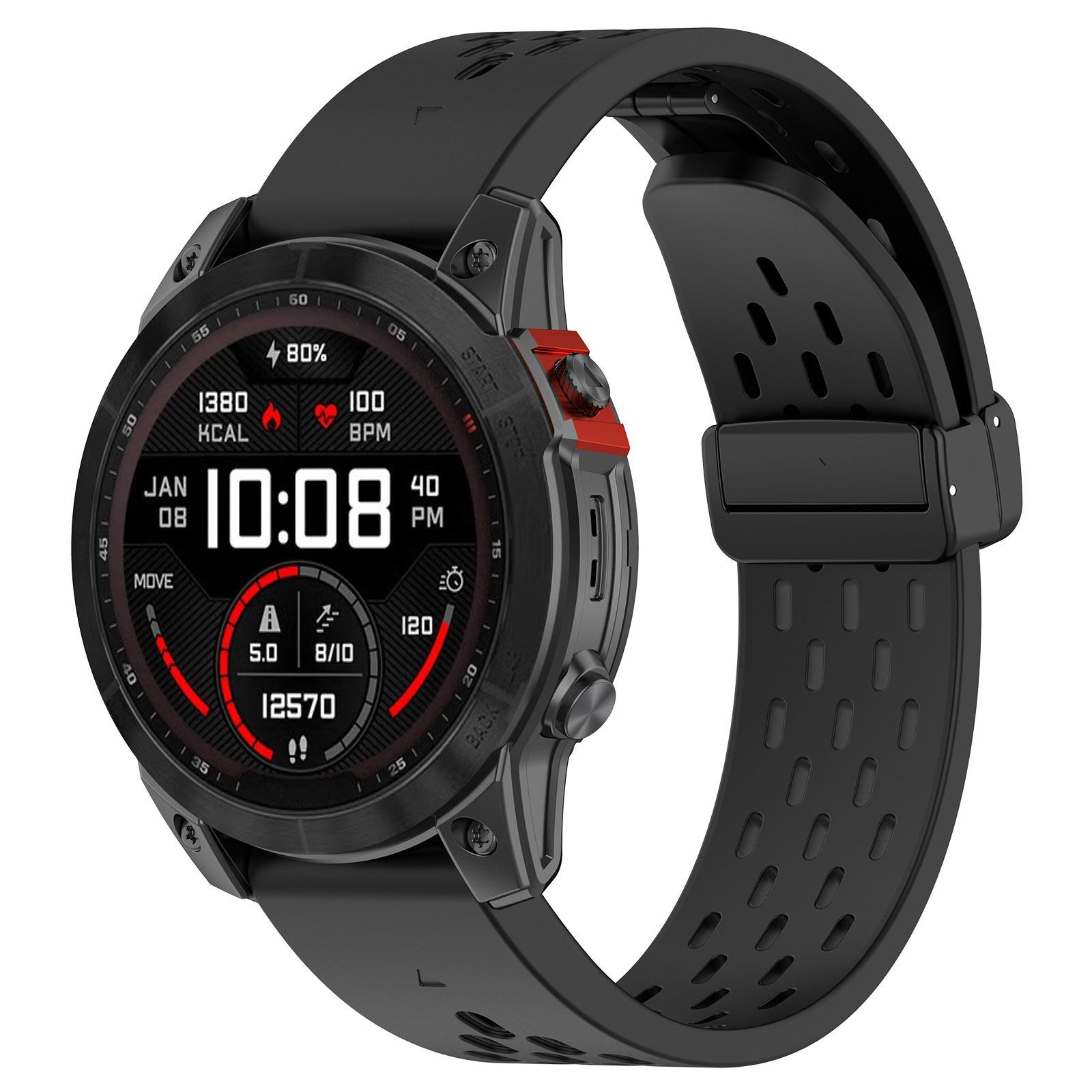 For Garmin Tactix 7 Pro/Fenix 7X/Fenix 7X Solar Silicone Watch Strap 26mm Breathable Watch Band with Folding Buckle White
For Garmin Tactix 7 Pro/Fenix 7X/Fenix 7X Solar Silicone Watch Strap 26mm Breathable Watch Band with Folding Buckle White