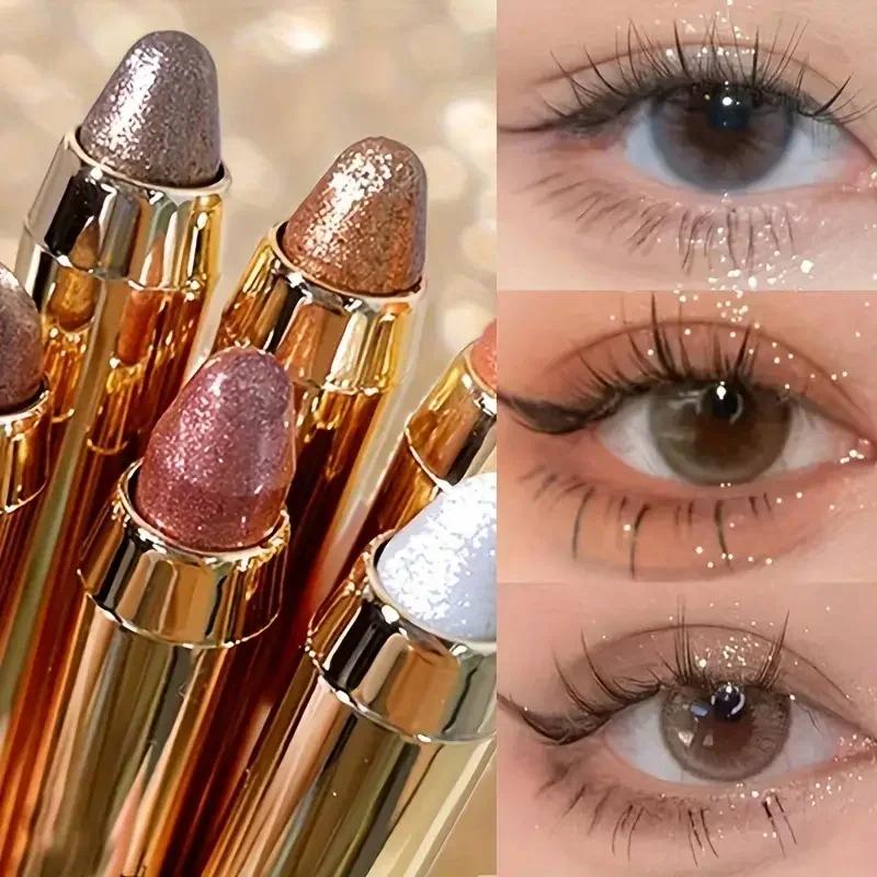 Brightening Makeup Pink Silkworm Champagne Gold Eyeliner Shimmer Eyeshadow Stick Easy Glitter Highlighter Eyeshadow Pencil
Brightening Makeup Pink Silkworm Champagne Gold Eyeliner Shimmer Eyeshadow Stick Easy Glitter Highlighter Eyeshadow Pencil
