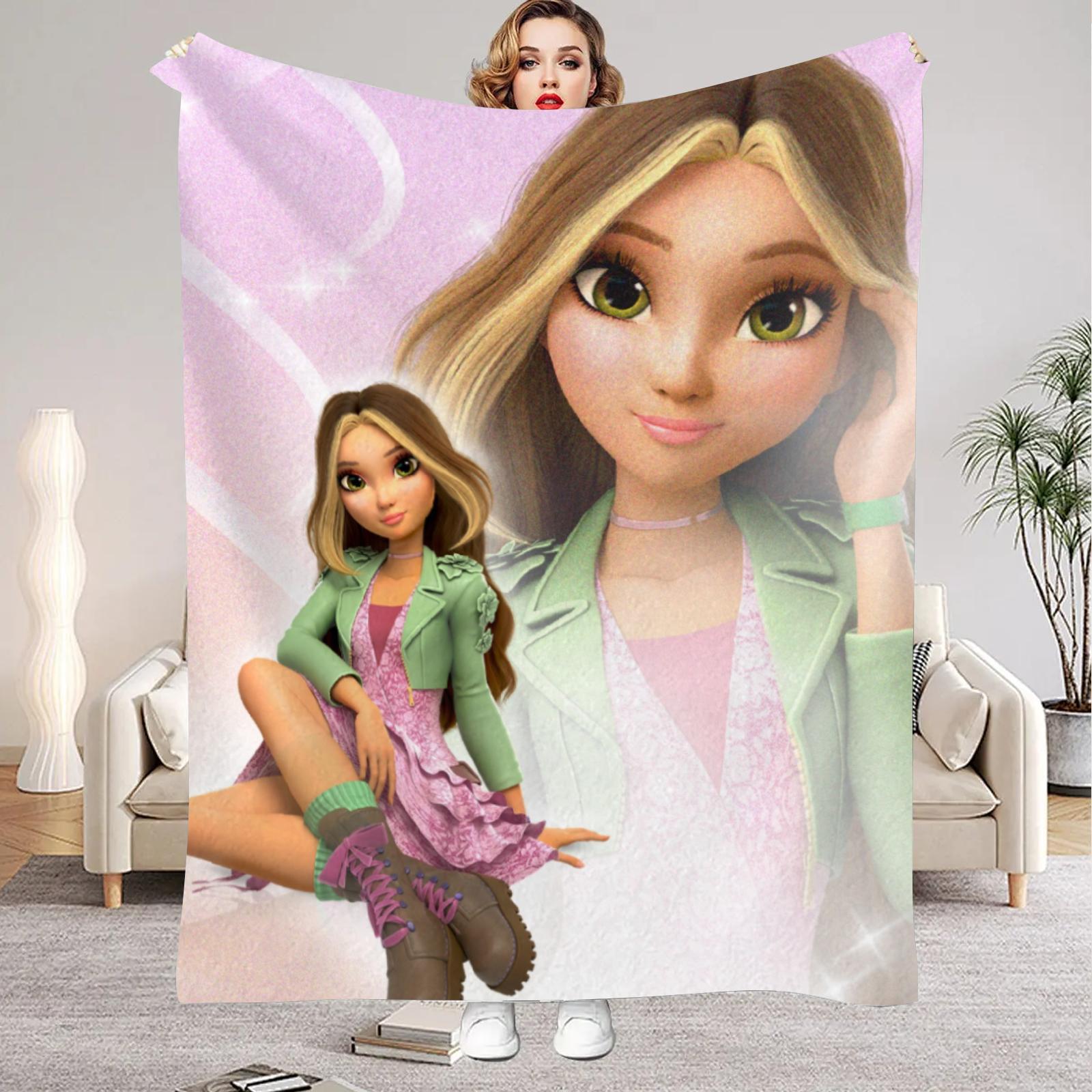 GUOYU Blanket WWinx CClub Cozy Fluffy Flannel Blanket for Home Living Sofa Chair Room Bedroom Decor for Kids Girl Birthday Gift 75x100cm (30x40inch)
GUOYU Blanket WWinx CClub Cozy Fluffy Flannel Blanket for Home Living Sofa Chair Room Bedroom Decor for Kids Girl Birthday Gift 75x100cm (30x40inch)