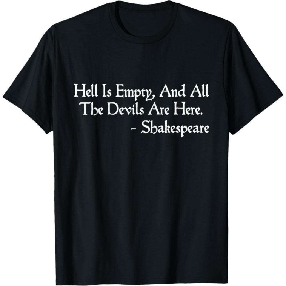 Hell Is Empty Shakespeare Quote The Tempest (Act I, Scene 2) T-Shirt XXXXXL чёрный
Hell Is Empty Shakespeare Quote The Tempest (Act I, Scene 2) T-Shirt XXXXXL чёрный