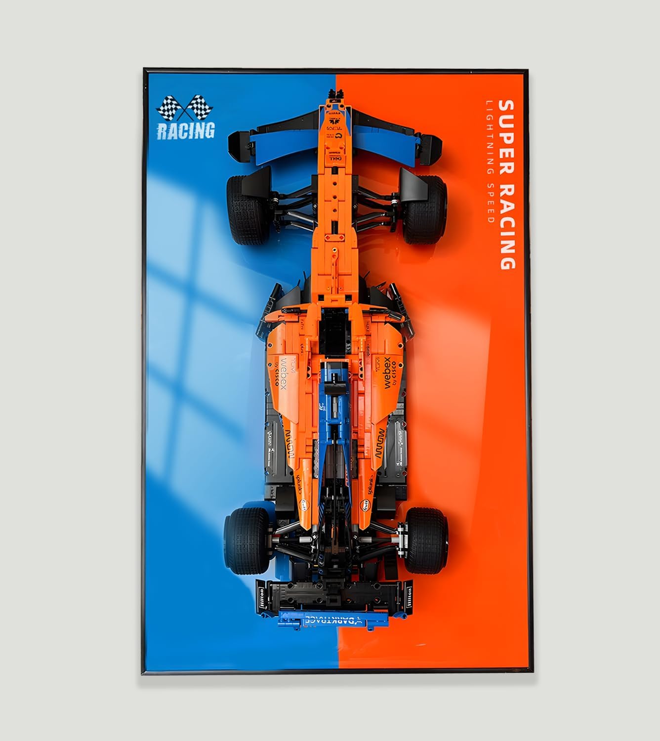 Sungvool Настенная панель для Lego 42141 F1 Technic McLaren Formula 1 Racing Декоративные картины для выставочной настенной панели для демонстрации модели Lego оранжевый
Sungvool Настенная панель для Lego 42141 F1 Technic McLaren Formula 1 Racing Декоративные картины для выставочной настенной панели для демонстрации модели Lego оранжевый