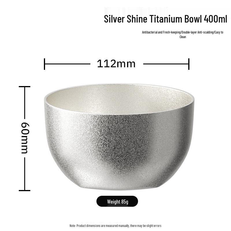 Двухслойная чаша из чистого титана с защитой от ожогов - Большой кристаллический дизайн для дома, ресторана и кемпинга Crystalline Pure Bowl
Двухслойная чаша из чистого титана с защитой от ожогов - Большой кристаллический дизайн для дома, ресторана и кемпинга Crystalline Pure Bowl