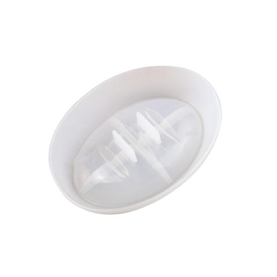 DIY эпоксидная силиконовая зеркальная коробка для мыла, плесень для изготовления протекающего дренажного инструмента, форма для лотка 2