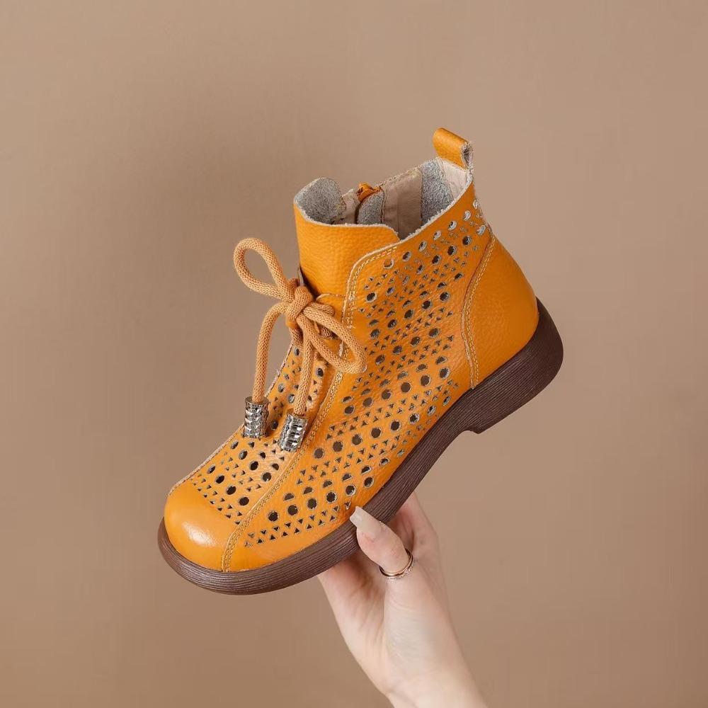 Дихаючі ankle boots жіночі з вирізами зі справжньої шкіри на пласкій підошві на блискавці літні ankle boots повсякденні 36 жовтий
Дихаючі ankle boots жіночі з вирізами зі справжньої шкіри на пласкій підошві на блискавці літні ankle boots повсякденні 36 жовтий