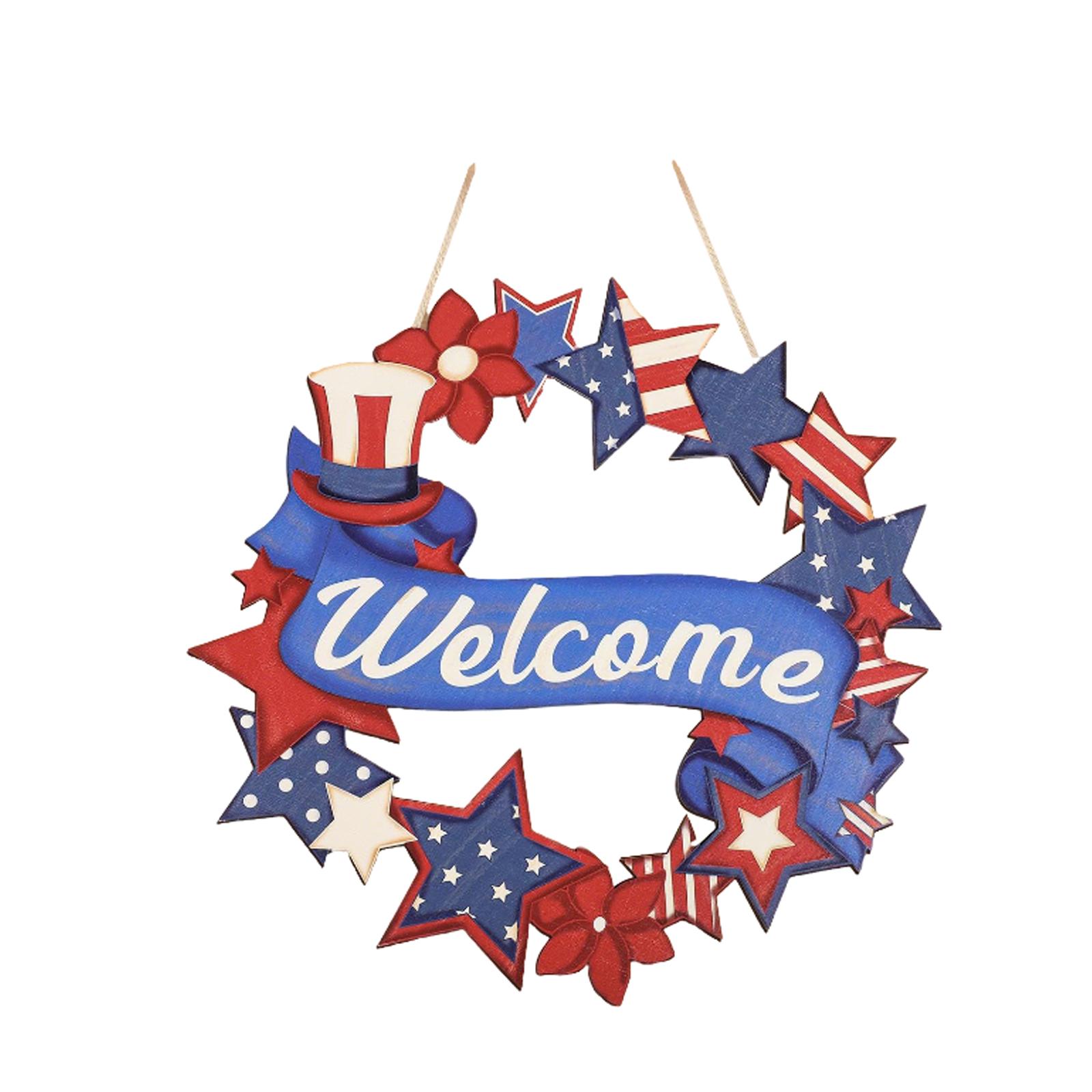 Wooden Doorplate Pendants, Holiday Plaques, Wall Signs, Decorative Hanging Paintings For Independence Day In The United States One Size
Wooden Doorplate Pendants, Holiday Plaques, Wall Signs, Decorative Hanging Paintings For Independence Day In The United States One Size