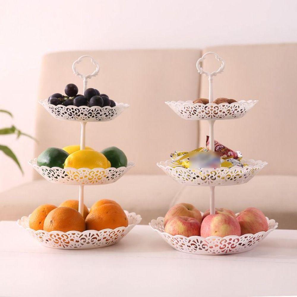 Removable 3-Tier Cupcake Stand Easy to Intall Round Fruit Plate Dessert Storage Tray Desktop
Removable 3-Tier Cupcake Stand Easy to Intall Round Fruit Plate Dessert Storage Tray Desktop