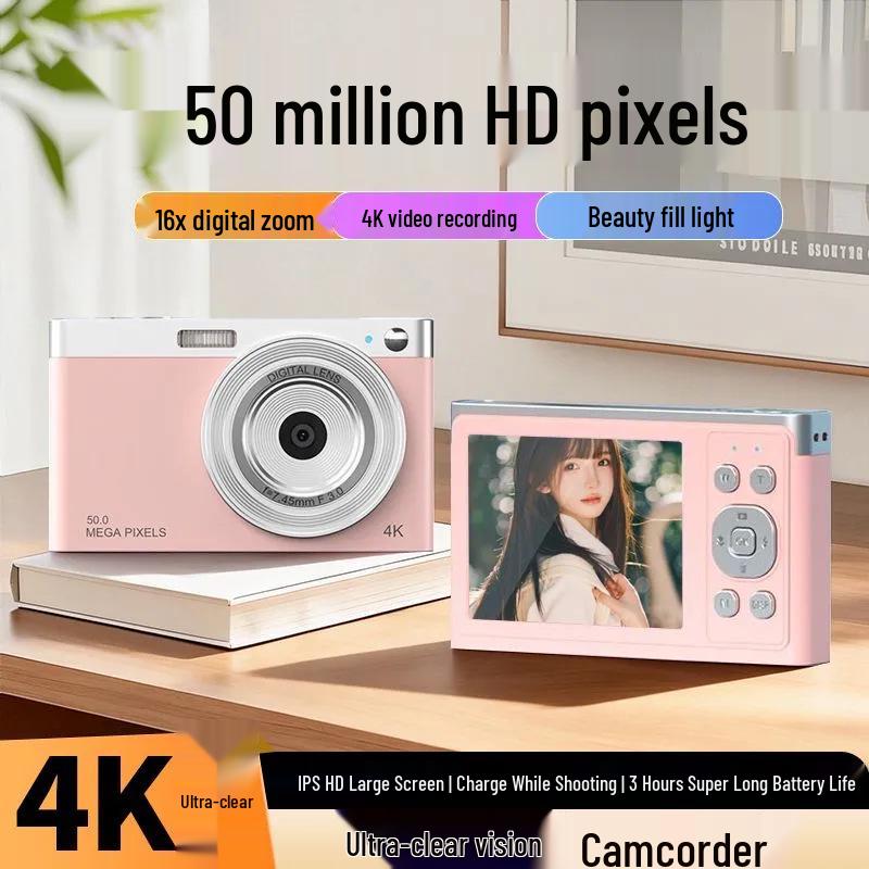 50MP HD Retro Mirrorless Camera with 4K Video for Vlogging & Selfies Blue - Standard No Memory
50MP HD Retro Mirrorless Camera with 4K Video for Vlogging & Selfies Blue - Standard No Memory