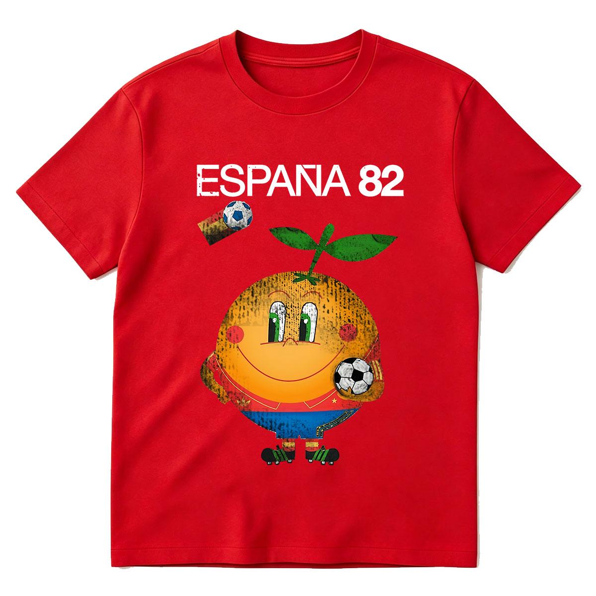 Naranjito Espana 82 Spain Mascot 1982 Football T-shirt Unisex s Women Clothing Fashion Cotton Oversized Short Sleeve T-shirts Tops S
Naranjito Espana 82 Spain Mascot 1982 Football T-shirt Unisex s Women Clothing Fashion Cotton Oversized Short Sleeve T-shirts Tops S