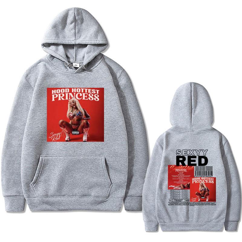 Rapper Sexyy Red Hood Hottest Princess Double Sided Print Hoodie Men Women Fashion Hip Hop Oversized Pullover Unisex Streetwear 3XL
Rapper Sexyy Red Hood Hottest Princess Double Sided Print Hoodie Men Women Fashion Hip Hop Oversized Pullover Unisex Streetwear 3XL