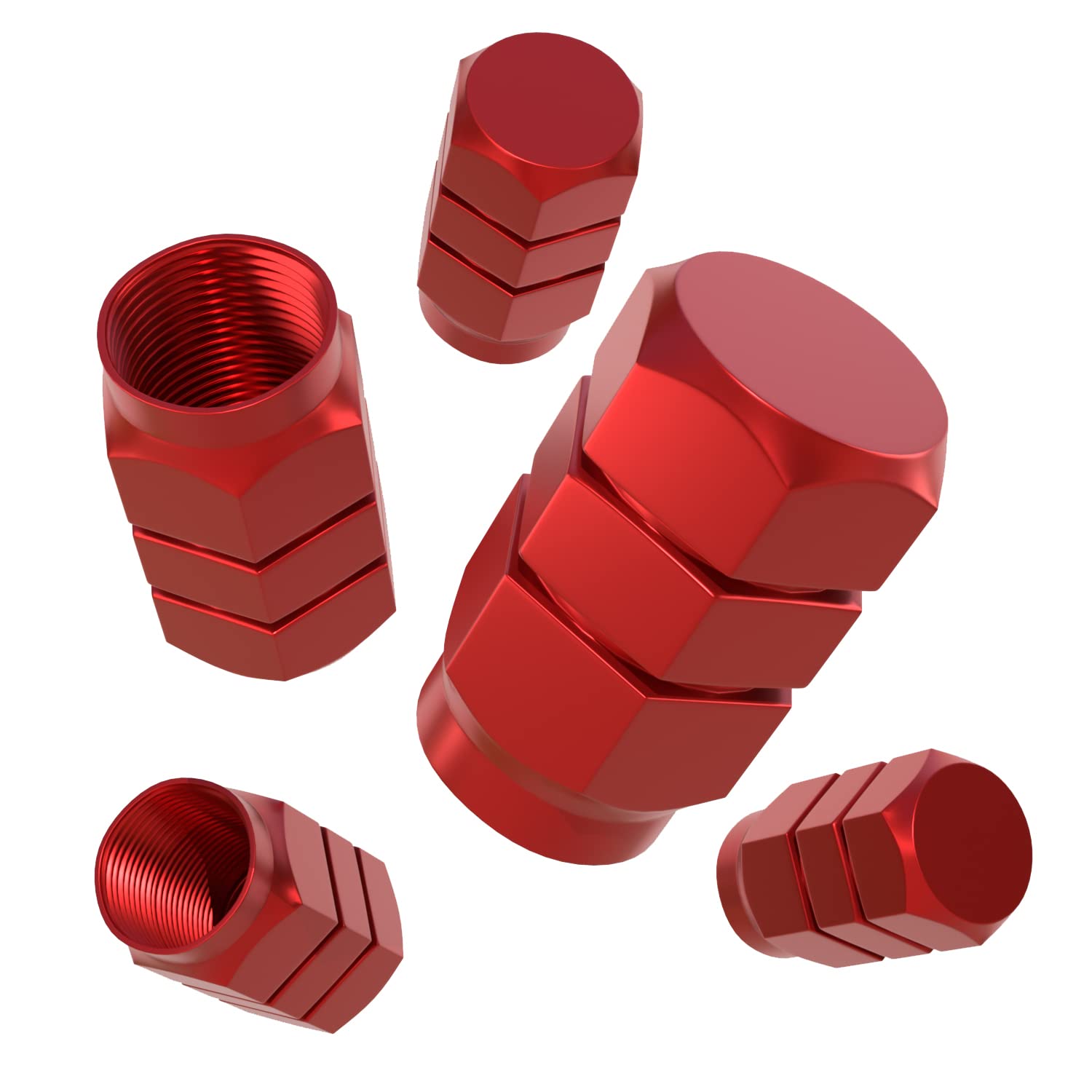 EKIND Tire Air Valve Cap Gunmetal Set of 5 Car Motorcycle Dress Up Parts Lightweight High Strength Aluminum Corrosion Prevention High Class Anodi
EKIND Tire Air Valve Cap Gunmetal Set of 5 Car Motorcycle Dress Up Parts Lightweight High Strength Aluminum Corrosion Prevention High Class Anodi