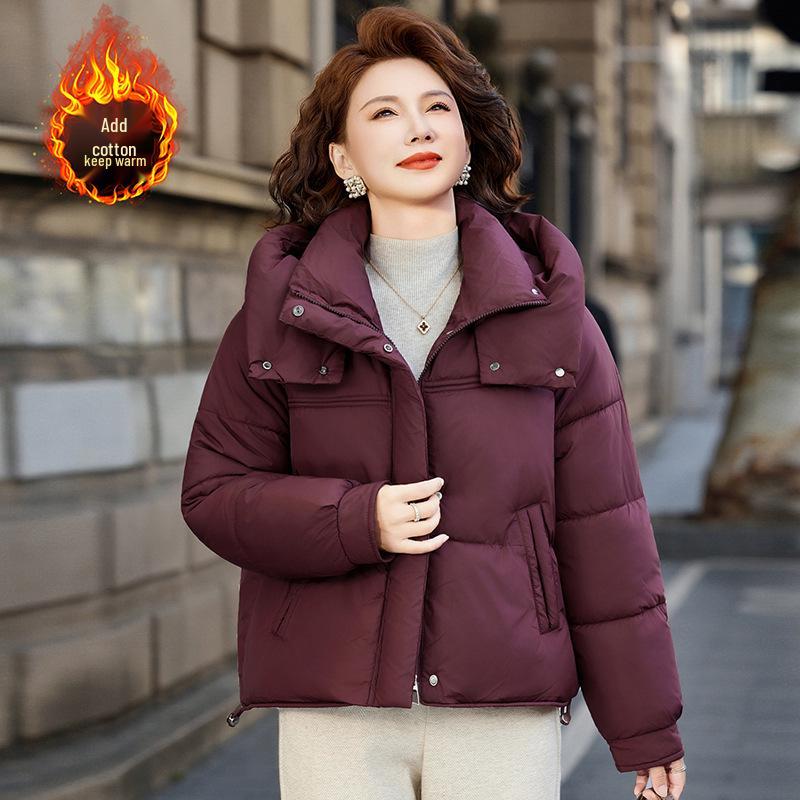 Stylish Hooded Winter Cotton Jacket for Middle-aged and Elderly Women 2XL (Recommended for 105-120 lbs) вина червоного кольору
Stylish Hooded Winter Cotton Jacket for Middle-aged and Elderly Women 2XL (Recommended for 105-120 lbs) вина червоного кольору