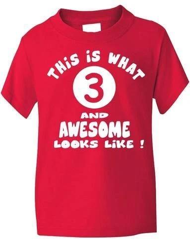 3rd/Third Birthday T-Shirt Toddler Child Girls/Boys In 6 Colours New!! 4XL
3rd/Third Birthday T-Shirt Toddler Child Girls/Boys In 6 Colours New!! 4XL