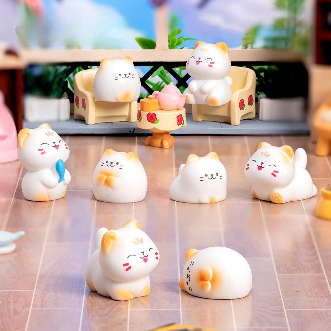 Kawaii Kitten Cat Resin Dollhouse Micro Landscape Home Decoration Figurines Garden Miniatures Room Desktop Decors Accessories
Kawaii Kitten Cat Resin Dollhouse Micro Landscape Home Decoration Figurines Garden Miniatures Room Desktop Decors Accessories