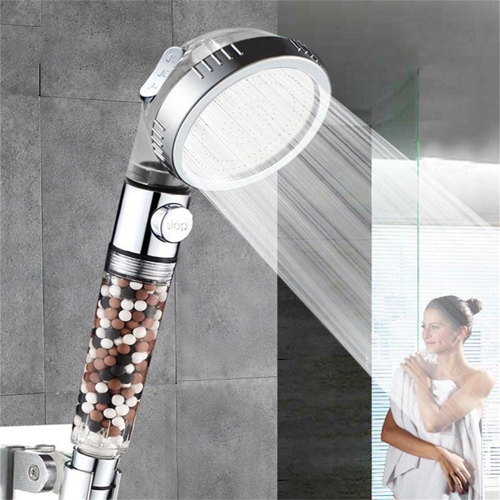 Bathroom High Pressure Shower Head 3 Modes Easy Installation Powerful Energy Saving Water Filter (negative ion)
Bathroom High Pressure Shower Head 3 Modes Easy Installation Powerful Energy Saving Water Filter (negative ion)