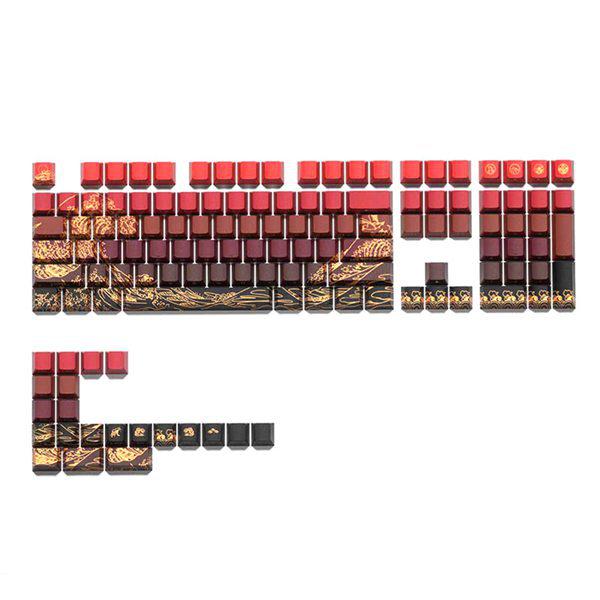 Red PBT Ukiyo-e Creative Keycaps Set: Personalized Dye-Sublimation, Side-Printed Design Other
Red PBT Ukiyo-e Creative Keycaps Set: Personalized Dye-Sublimation, Side-Printed Design Other
