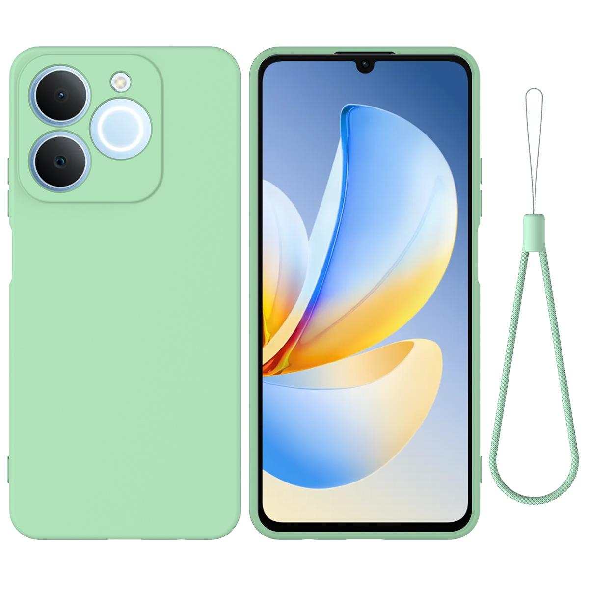 Для Realme Narzo 80 Lite 4G/Realme Note 70 4G/Realme Note 70T 4G/Realme C71 4G (Індія) Чохол з рідкого силікону Задня кришка телефону з ремінцем для руки
Для Realme Narzo 80 Lite 4G/Realme Note 70 4G/Realme Note 70T 4G/Realme C71 4G (Індія) Чохол з рідкого силікону Задня кришка телефону з ремінцем для руки