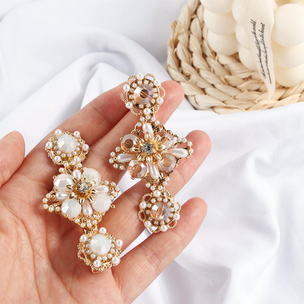 Girls Women Lace Pearl Side Clip Flower Barrette Crystal Hair Clip Hair Accessories
Girls Women Lace Pearl Side Clip Flower Barrette Crystal Hair Clip Hair Accessories