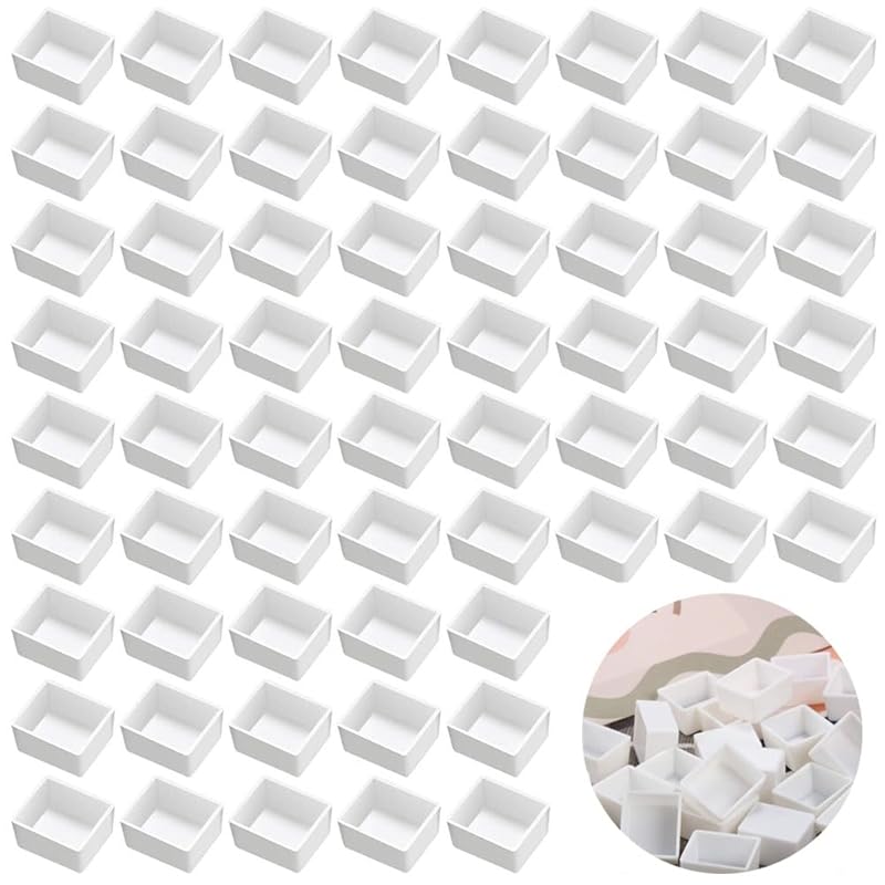 container for pigments watercolor pan watercolor empty watercolor paint pot case palette plastic paint sketch travel 100 pieces White 0.5ML for DIY
container for pigments watercolor pan watercolor empty watercolor paint pot case palette plastic paint sketch travel 100 pieces White 0.5ML for DIY