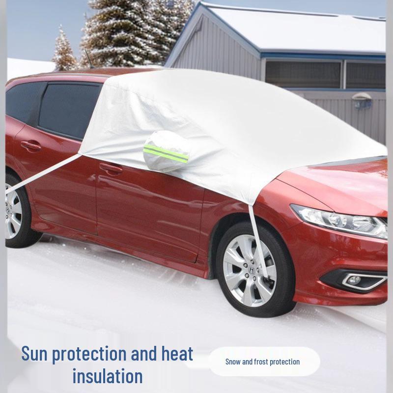 Car Snow Cover: Sun Shade, Rainproof, Freeze-Proof Sun Protection Half-Cover Thin Material 193*216cm срібний
Car Snow Cover: Sun Shade, Rainproof, Freeze-Proof Sun Protection Half-Cover Thin Material 193*216cm срібний