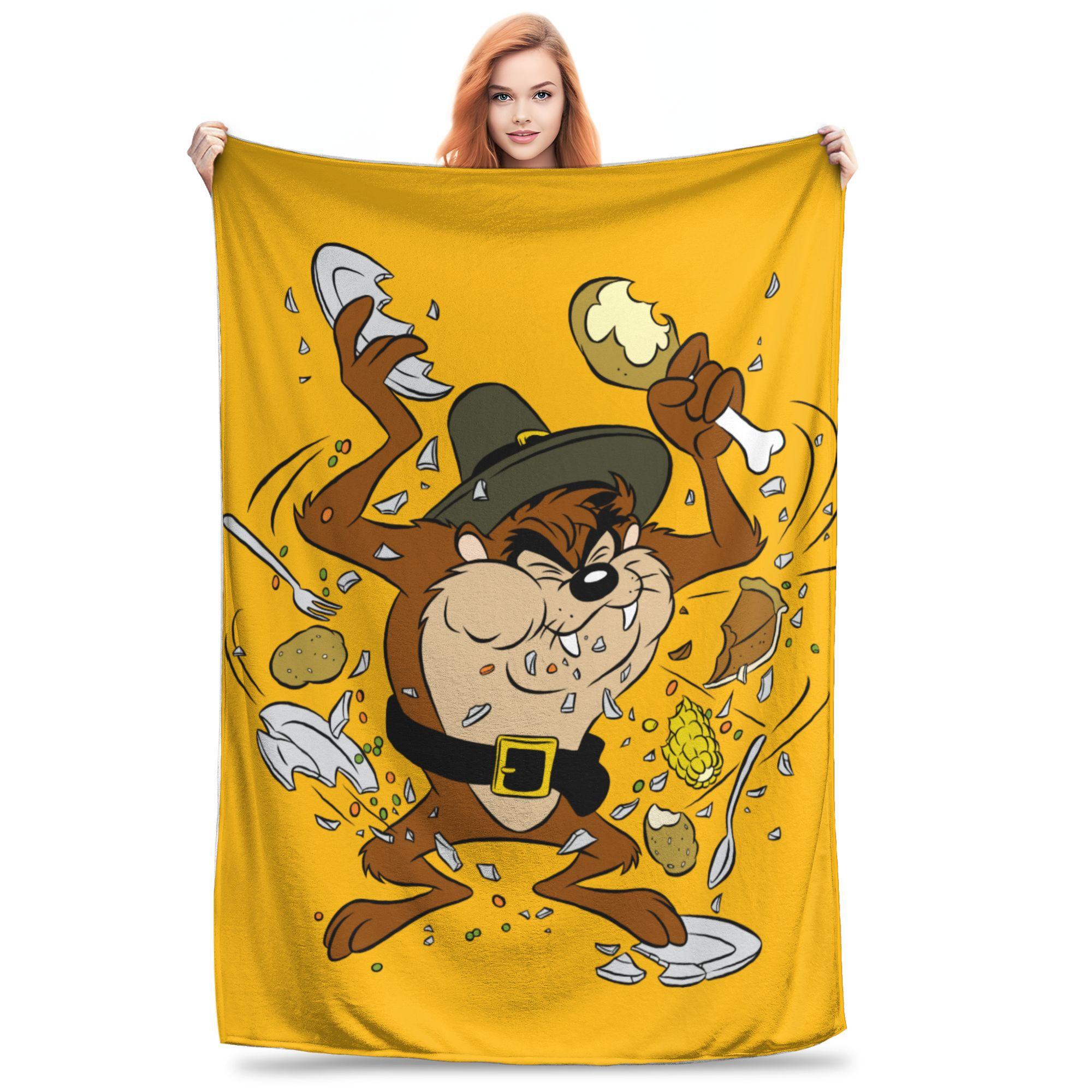 Tazs Cartoon TASMANIAN The Devil Blankets Fleece Super Warm Throw Blanket for Bed Bedroom Quilt 30x40in
Tazs Cartoon TASMANIAN The Devil Blankets Fleece Super Warm Throw Blanket for Bed Bedroom Quilt 30x40in