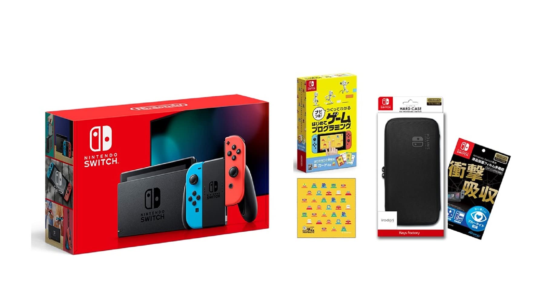Nintendo Switch main unit Neon Neon Red with Learn how to make and understand game programming for the first time time game programming microfiber
Nintendo Switch main unit Neon Neon Red with Learn how to make and understand game programming for the first time time game programming microfiber