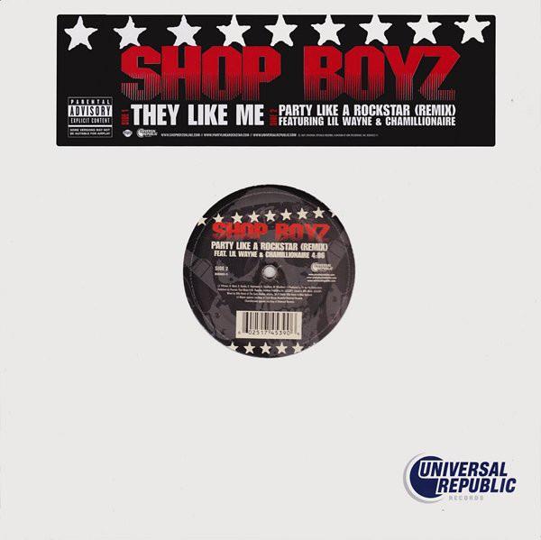 12inch Record SHOP BOYZ - They Like Me B000982311 Universal Repub 2007 US Rap & Hip-Hop/R&B Used
12inch Record SHOP BOYZ - They Like Me B000982311 Universal Repub 2007 US Rap & Hip-Hop/R&B Used